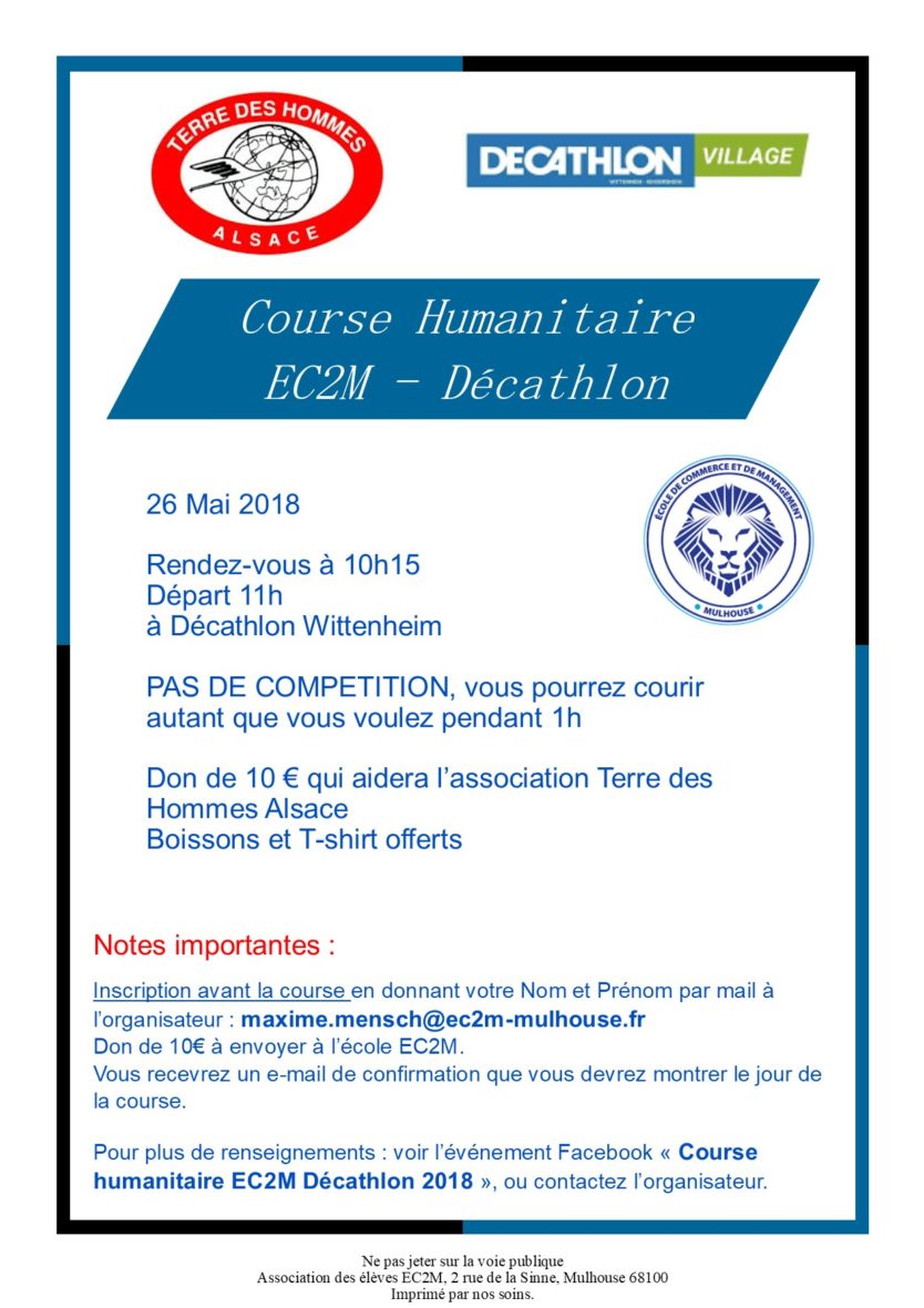 Course Humanitaire EC2M