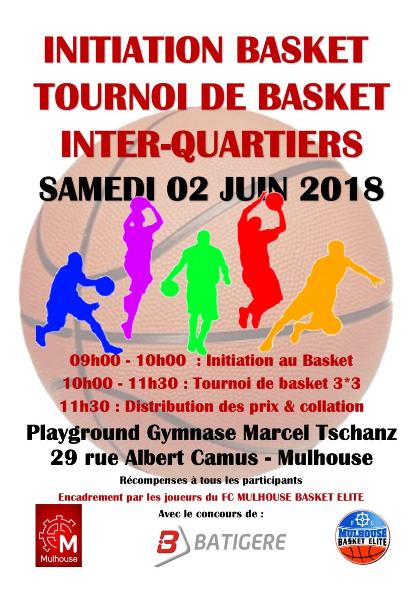 Initiation et tournoi de basket avec le FC Mulhouse basket Elite