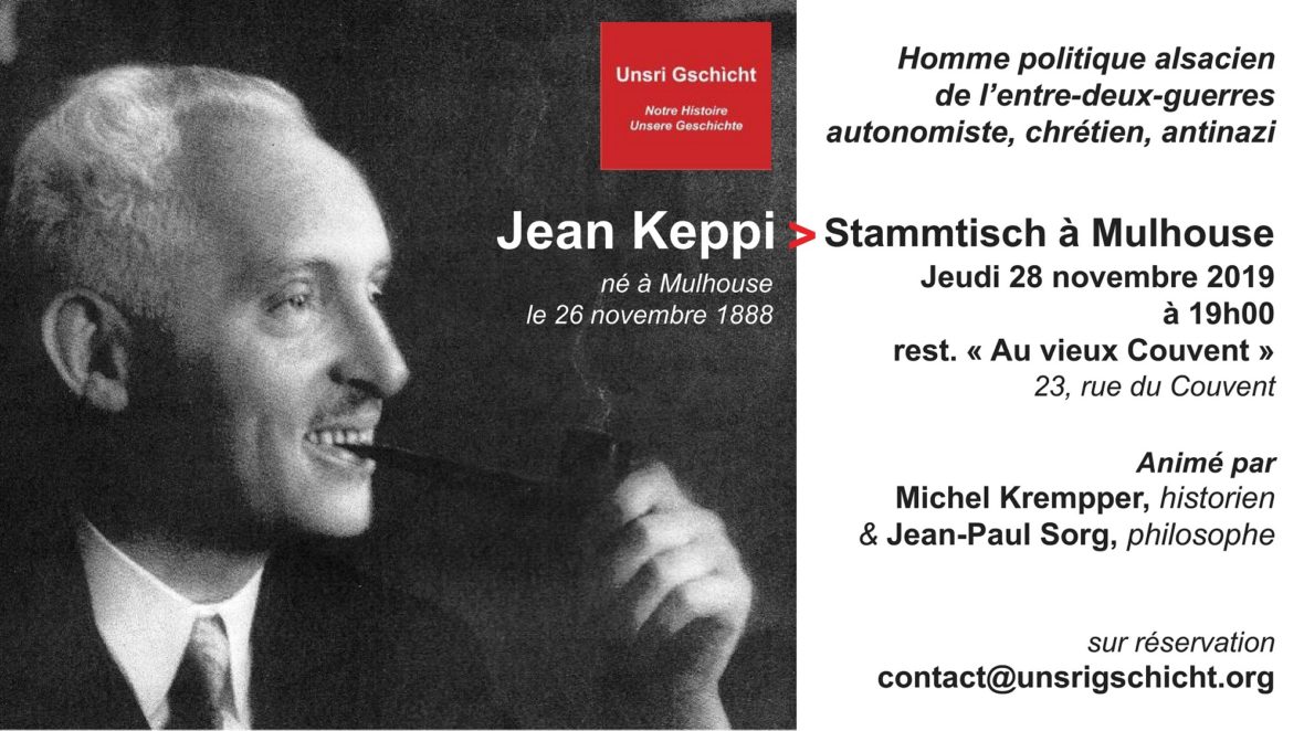 Stammtisch : hommage à Jean Keppi