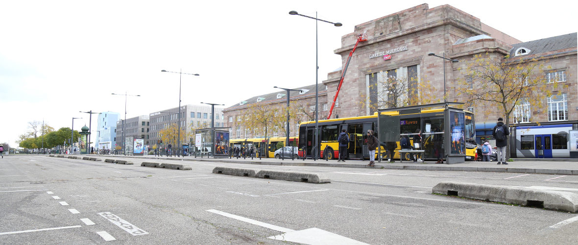 Secteur Gare : la dalle démolie en 2020 | M+ Mulhouse