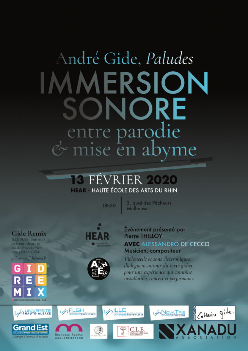 André Gide, Paludes : immersion sonore entre parodie et mise en abyme