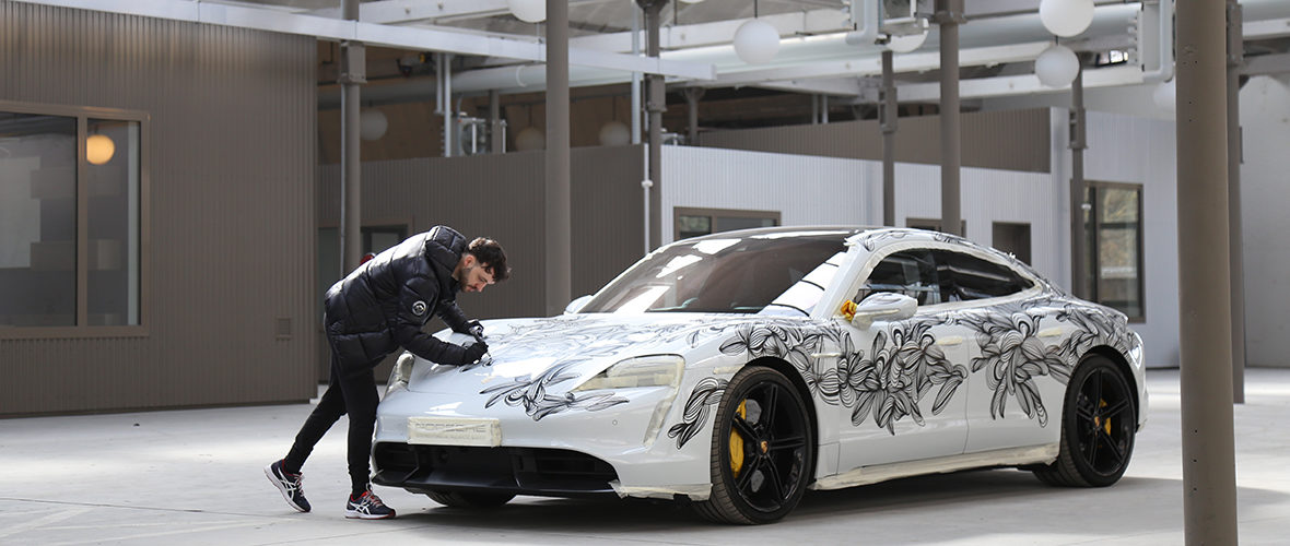 Street-art : après les murs, la Porsche ! | M+ Mulhouse