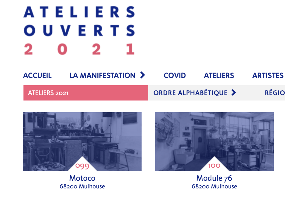 Ateliers Ouverts 2021