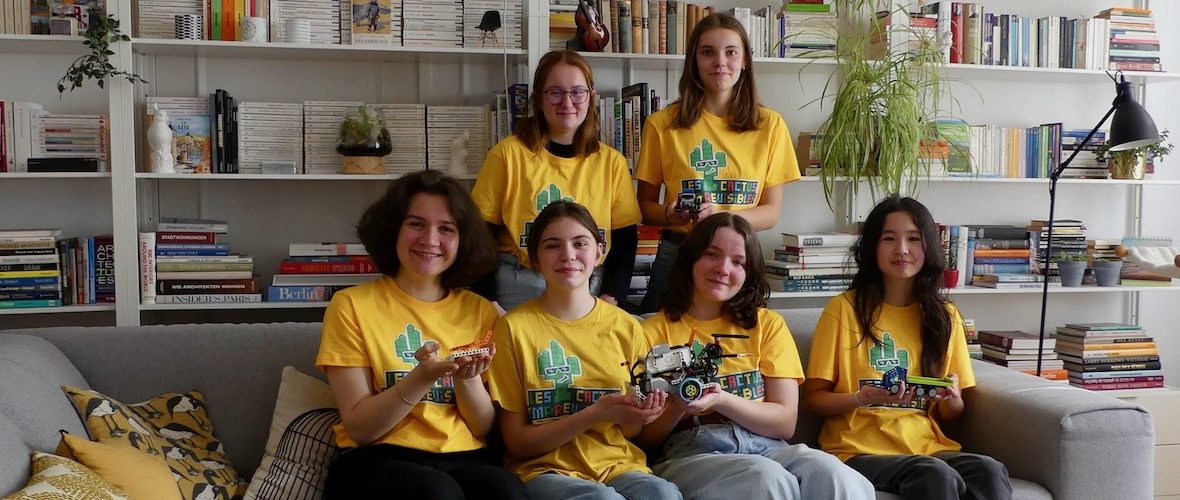 Six jeunes Mulhousiennes en finale nationale de la First Lego League | M+ Mulhouse