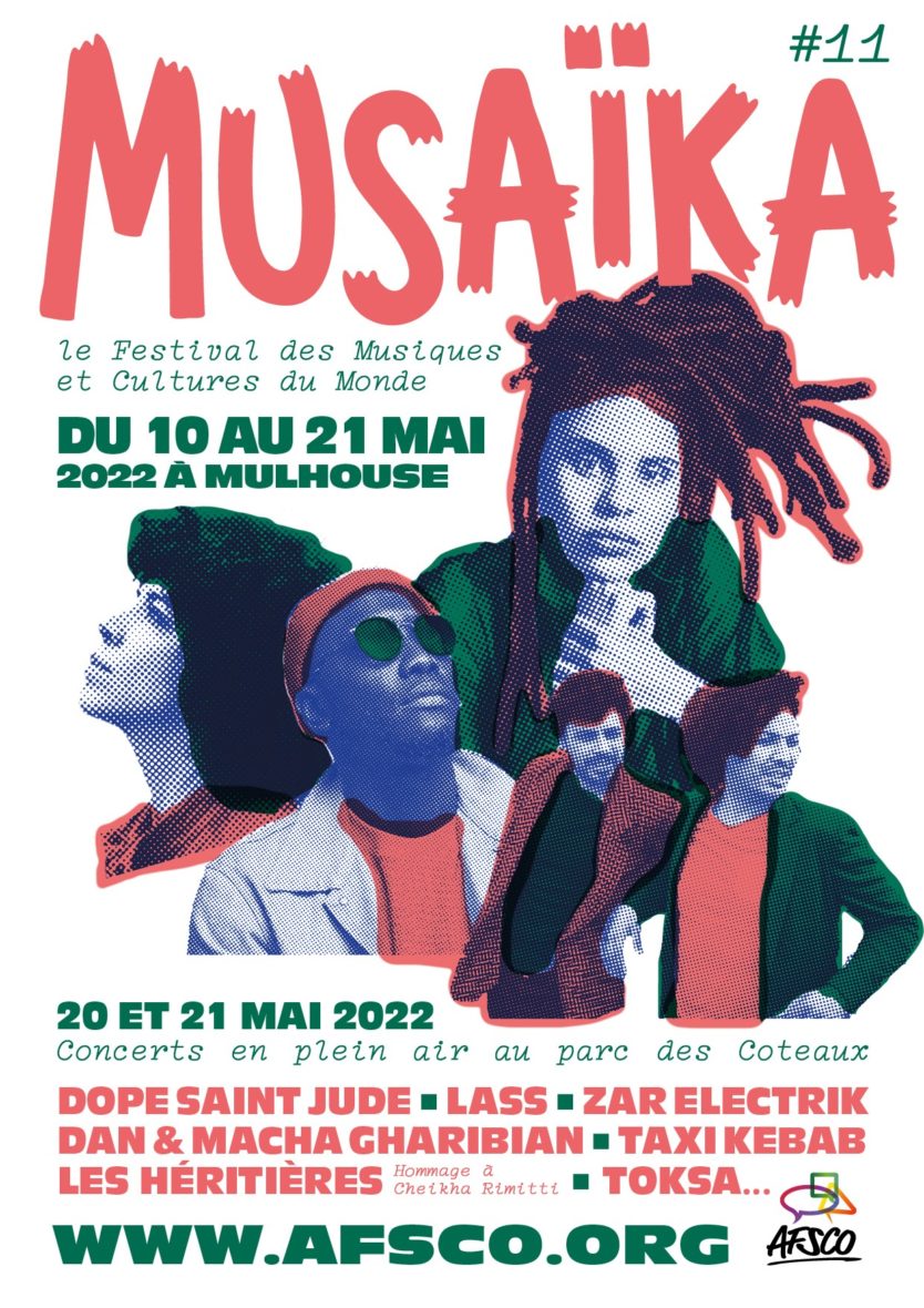 Festival Musaïka | Plein air : Zar Electrik + Les Héritières (hommage à Cheikha Rimitti) + Taxi Kebab (Musiques orientales entre modernité et tradition)