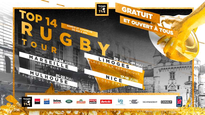 Le Top14 Rugby tour