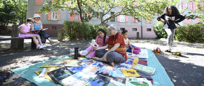 Drouot : une bibliothèque de rue pour partager du temps avec les enfants