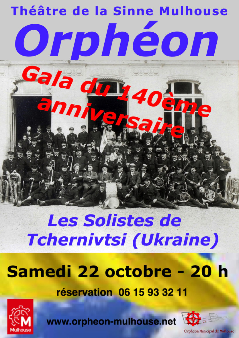 Gala du 140e anniversaire de l'Orphéon