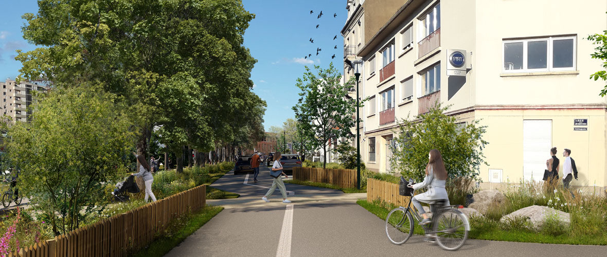 Le boulevard Roosevelt se transforme, en lien avec le futur parc des Terrasses du musée | M+ Mulhouse