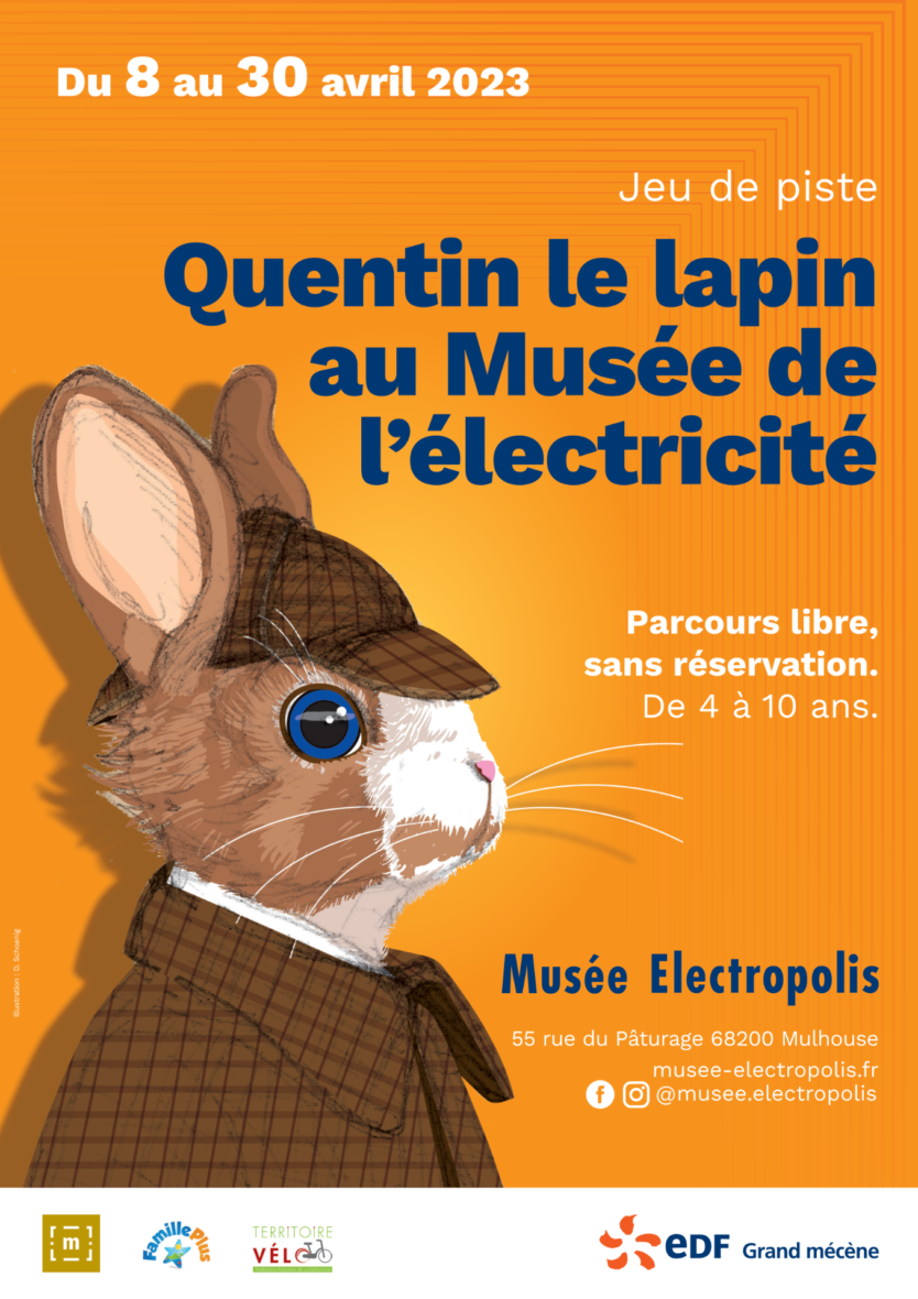 Jeu de piste : "Quentin le lapin au Musée de l'électricité"