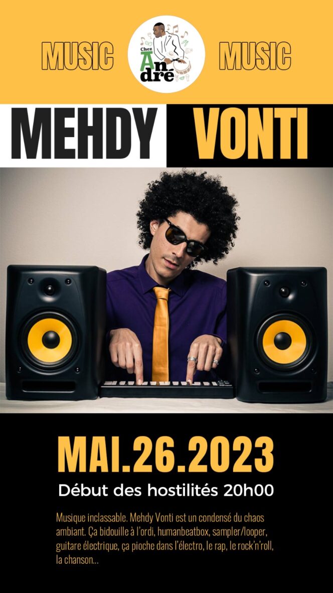 Concert Unique chez André : Mehdy Vonti, human beatboxer