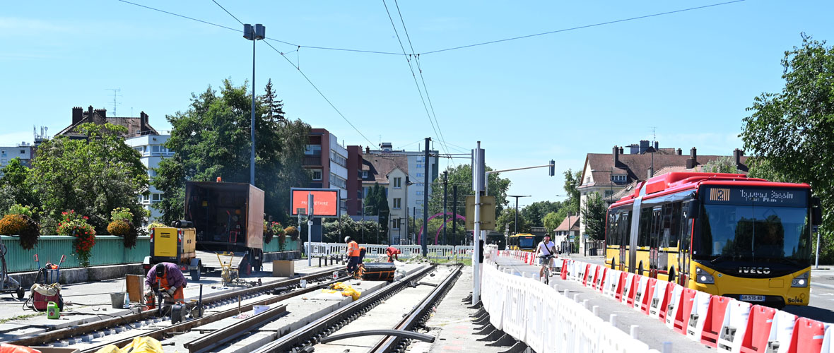 Cure de jouvence pour les infrastructures du tram | M+ Mulhouse