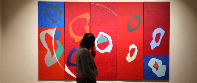 Les abstractions de Maggy Kaiser au Musée des Beaux-arts