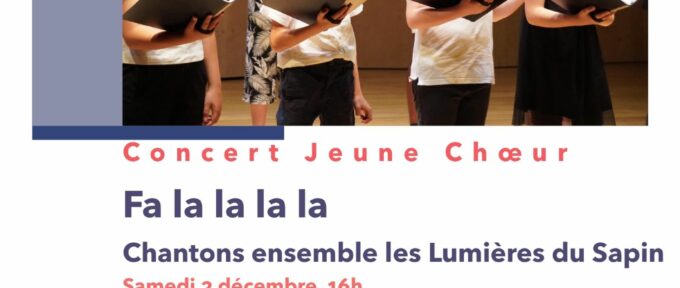 Chant participatif de l’Avent, par le Jeune Chœur du Conservatoire de Mulhouse
