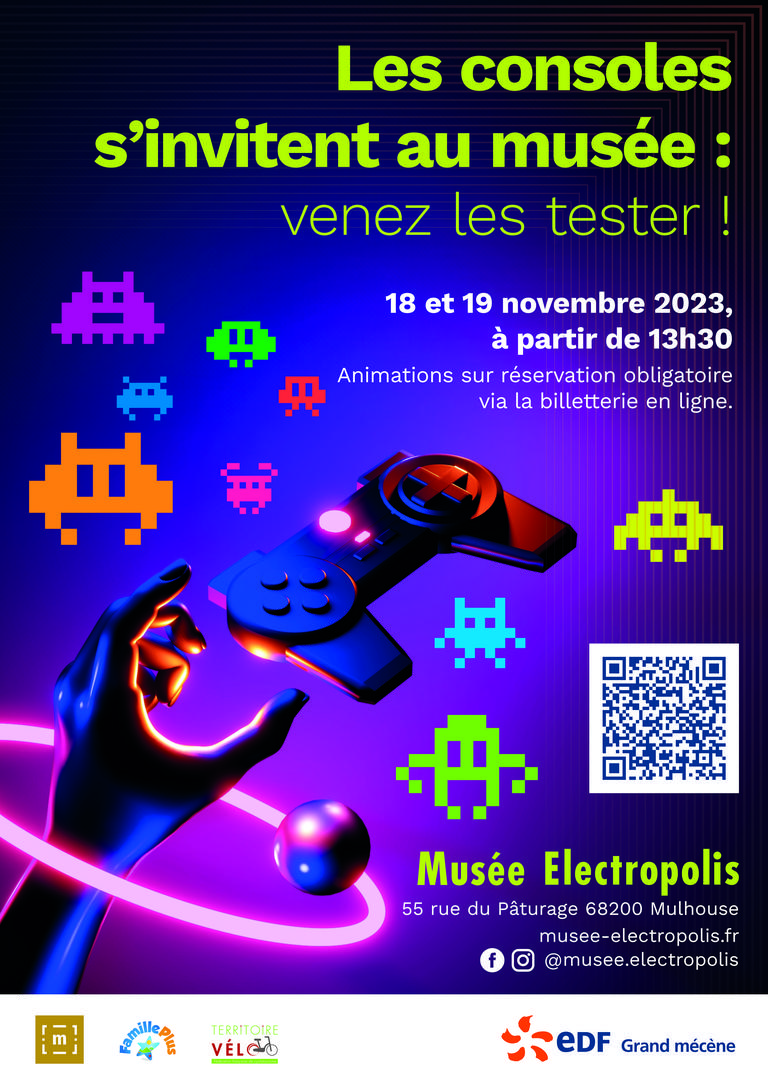 Les consoles s'invitent au Musée Electropolis : venez les tester !