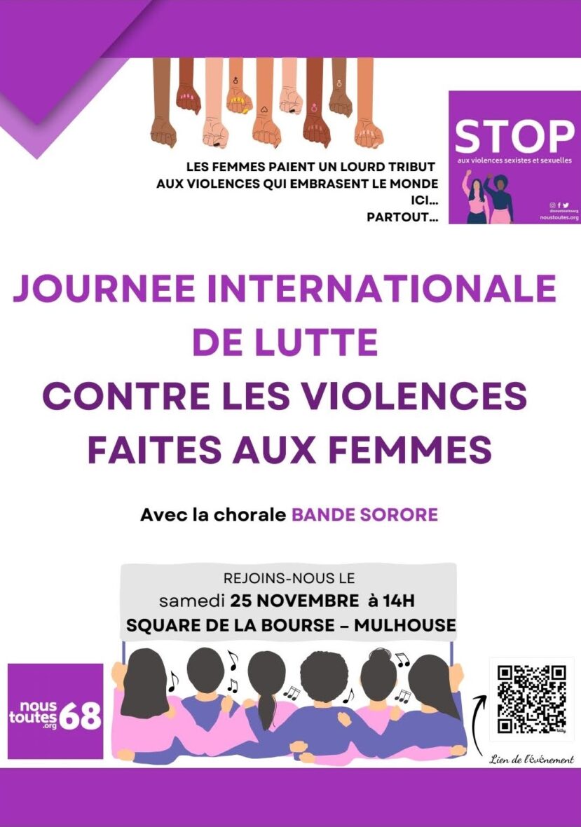 Journée Internationale de lutte contre les violences faites aux femmes