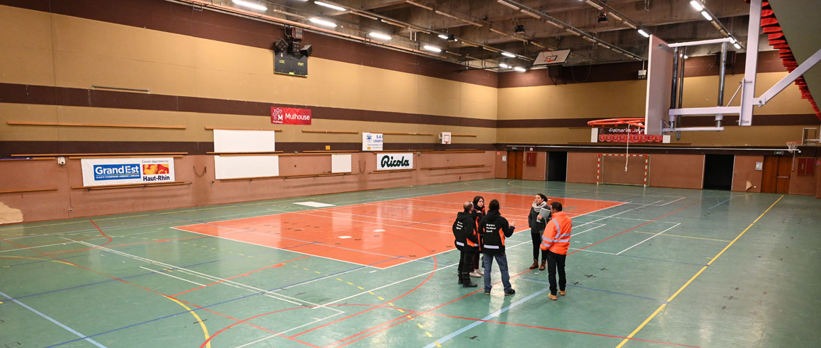 La rénovation du gymnase Montaigne démarre | M+ Mulhouse