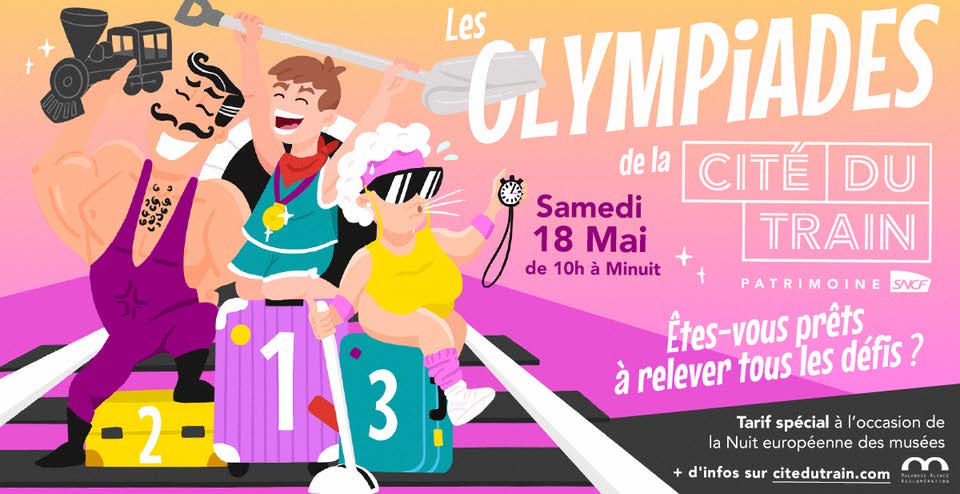 Les Olympiades de la Cité du Train - Patrimoine SNCF